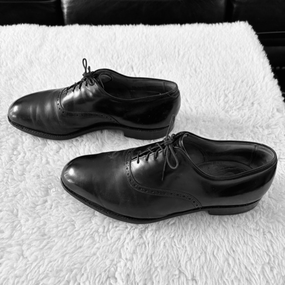 Allen Edmonds Black leather Oxfords Shoes size 9.5 EEE main image 10